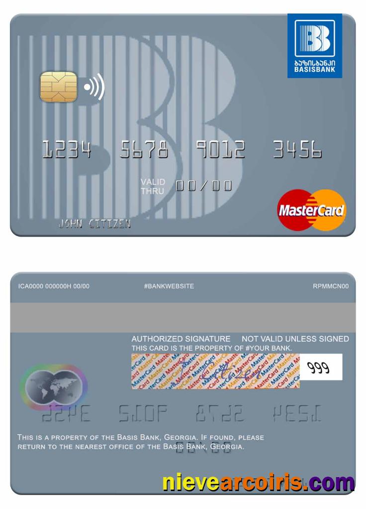 Georgia Basis Bank mastercard